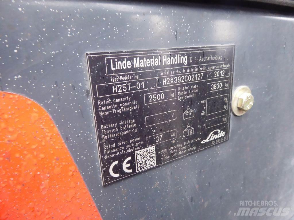 Linde H25T-01 LPG'li forkliftler