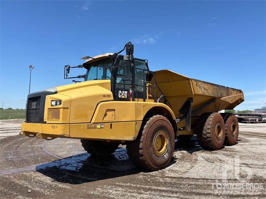 CAT 745 Belden kirma kaya kamyonu