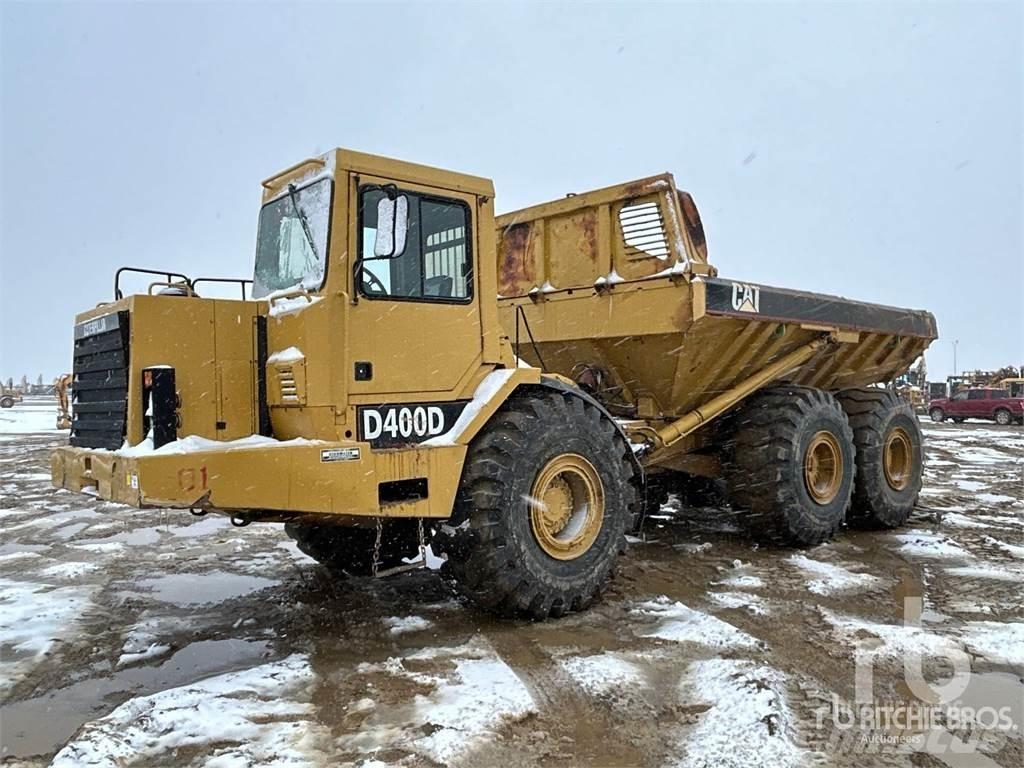 CAT D400D Belden kirma kaya kamyonu