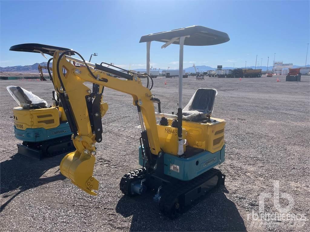 Digmaster DM100 Mini ekskavatörler, 7 tona dek