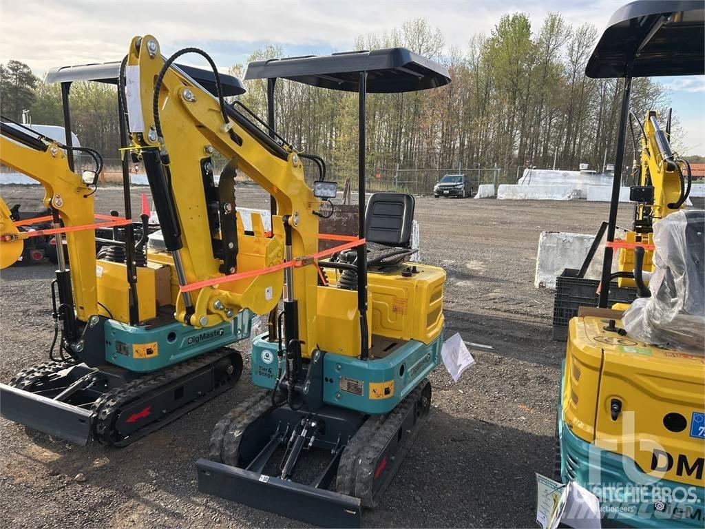 Digmaster DM100 Mini ekskavatörler, 7 tona dek