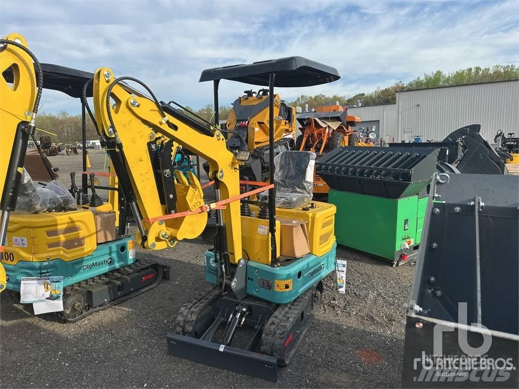 Digmaster DM100 Mini ekskavatörler, 7 tona dek