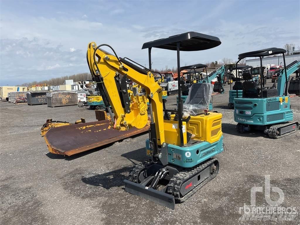 Digmaster DM100 Mini ekskavatörler, 7 tona dek