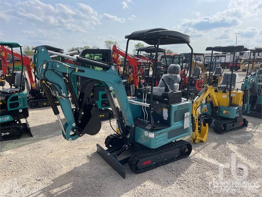 Digmaster DM200 Mini ekskavatörler, 7 tona dek