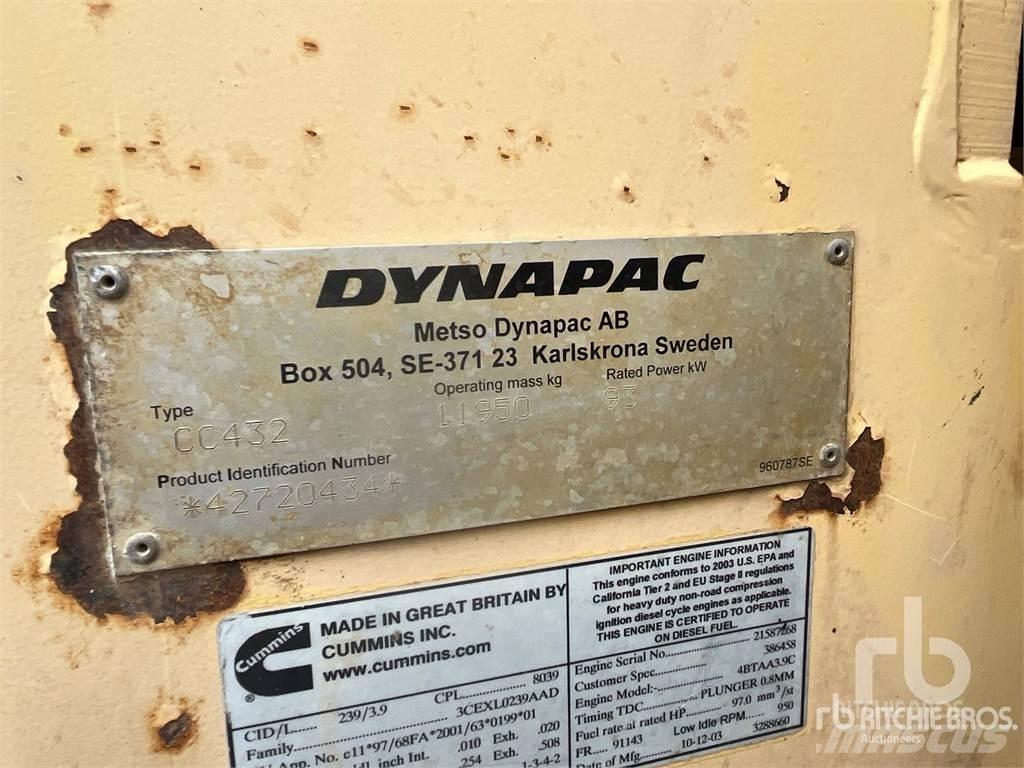 Dynapac CC432 Çift tamburlu silindirler