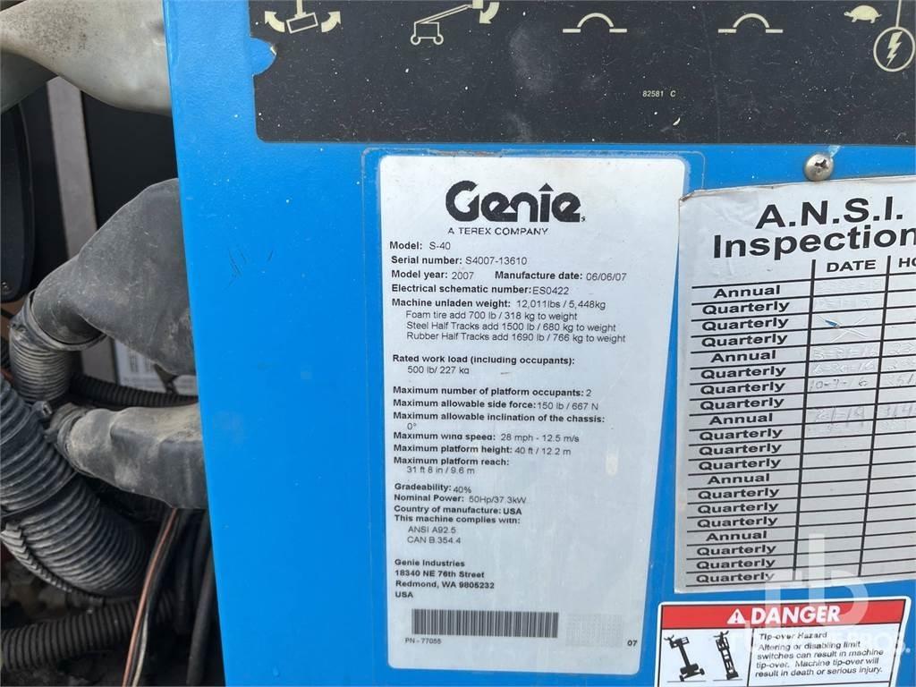 Genie S40 Körüklü personel platformları