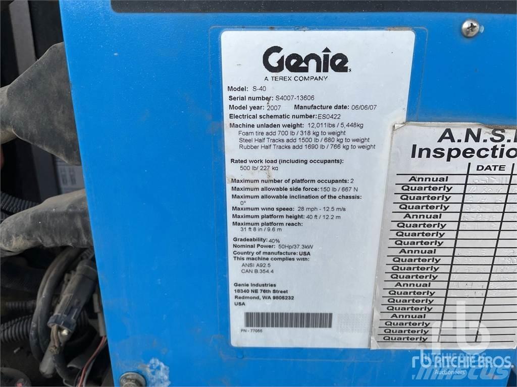Genie S40 Körüklü personel platformları