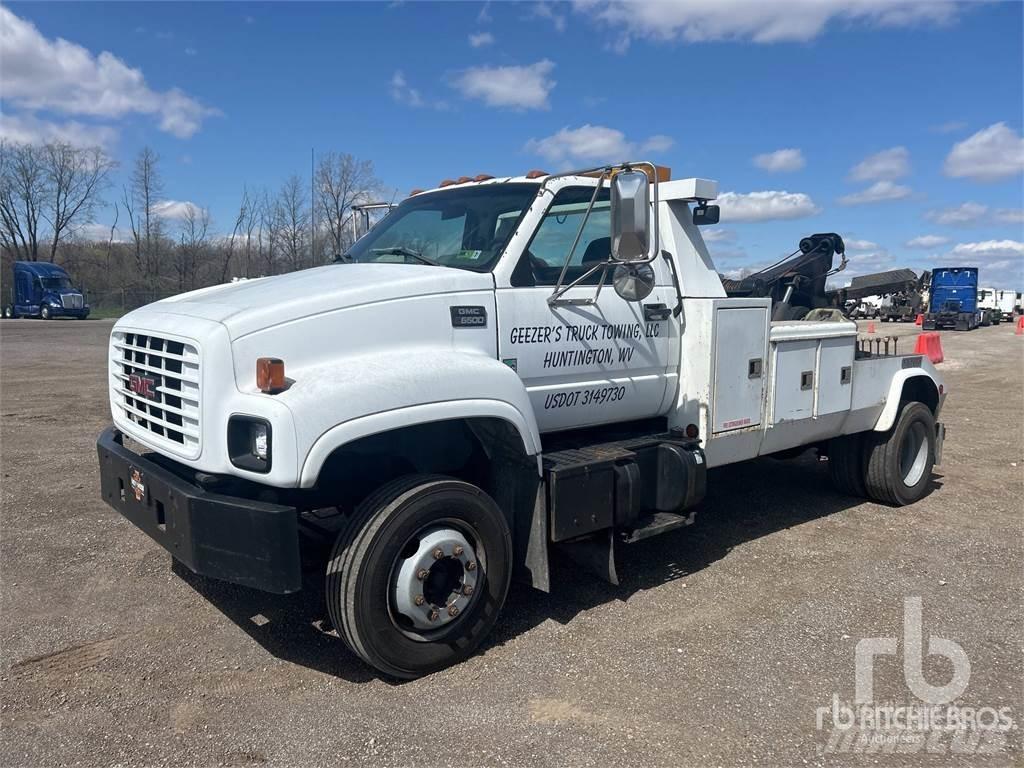 GMC C6500 Düz Platformlu Oto Çekiciler/vinçli kamyonlar