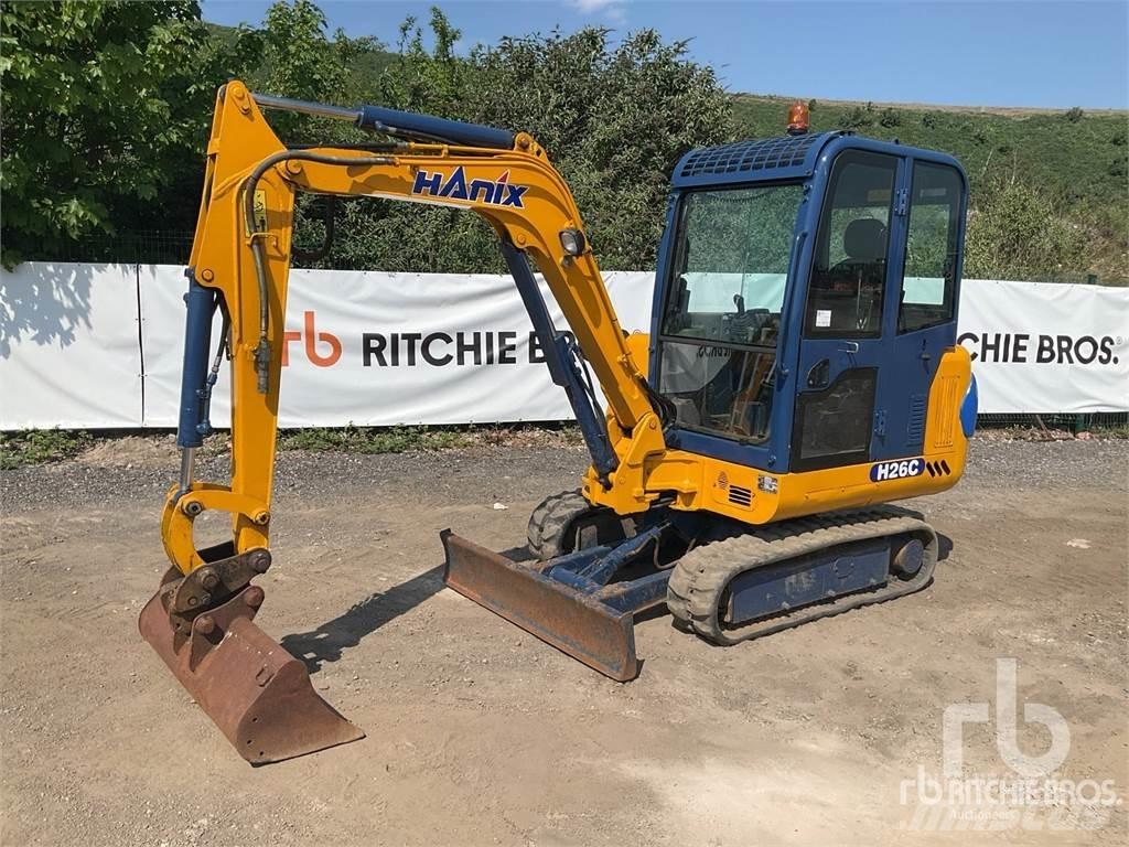Hanix H26C Mini ekskavatörler, 7 tona dek