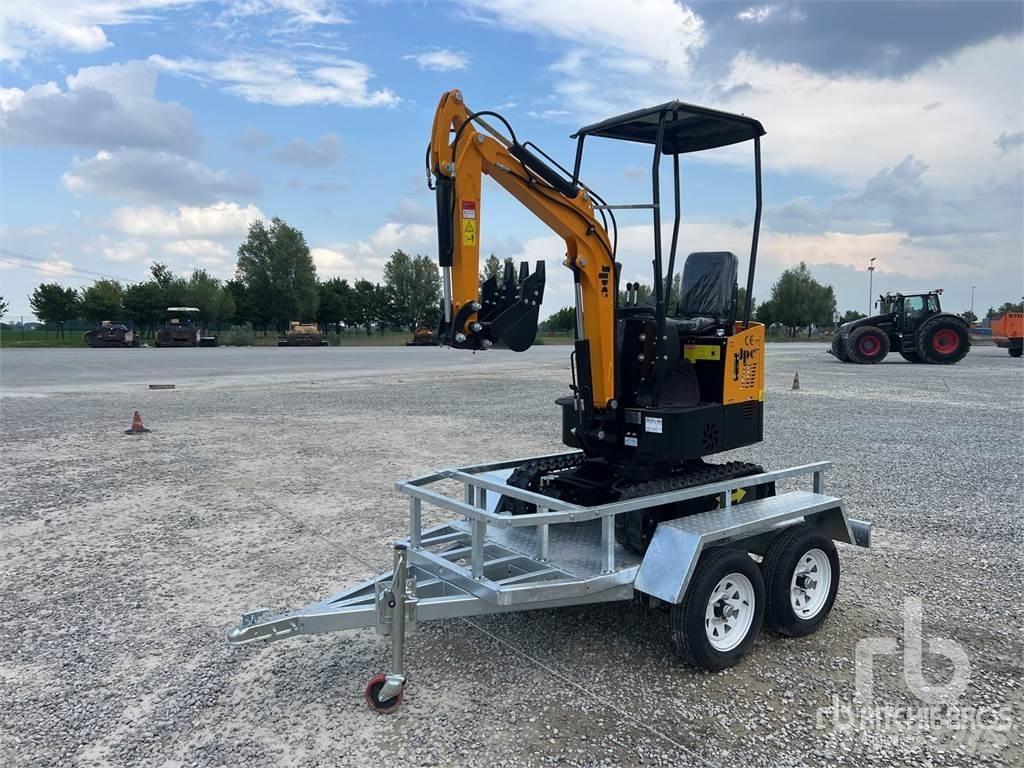 JPC HT12 Mini ekskavatörler, 7 tona dek