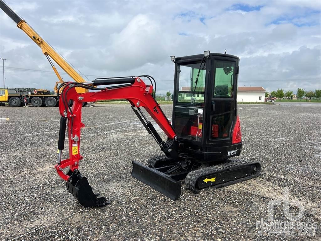 JPC HT25 Mini ekskavatörler, 7 tona dek