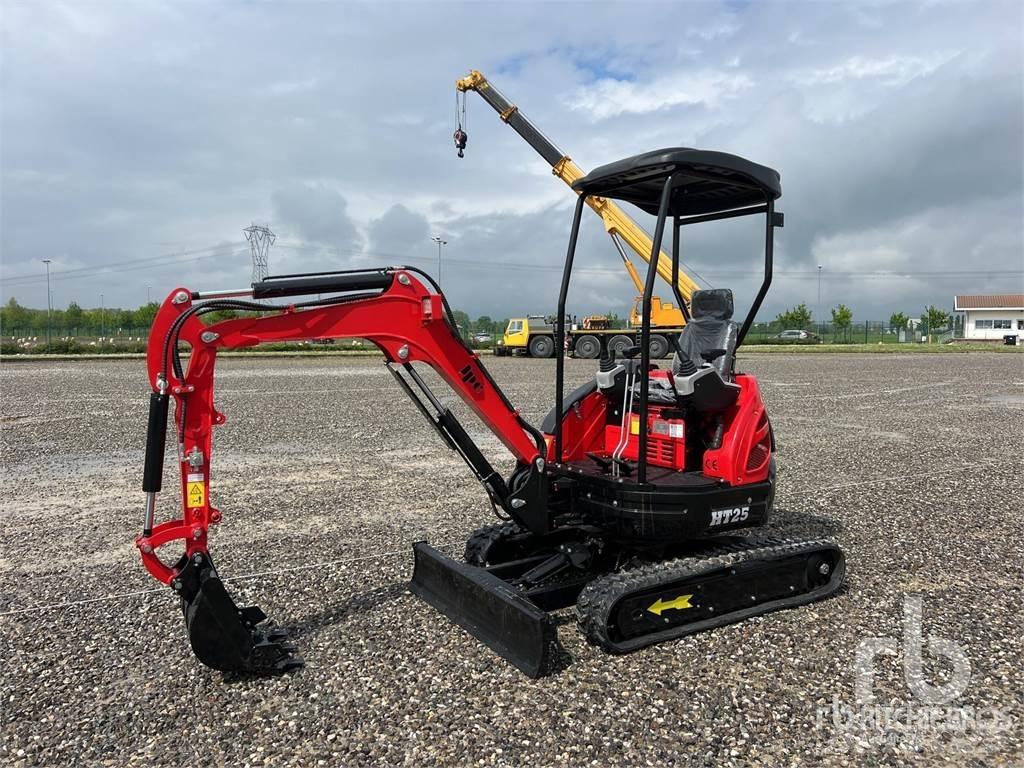 JPC HT25 Mini ekskavatörler, 7 tona dek