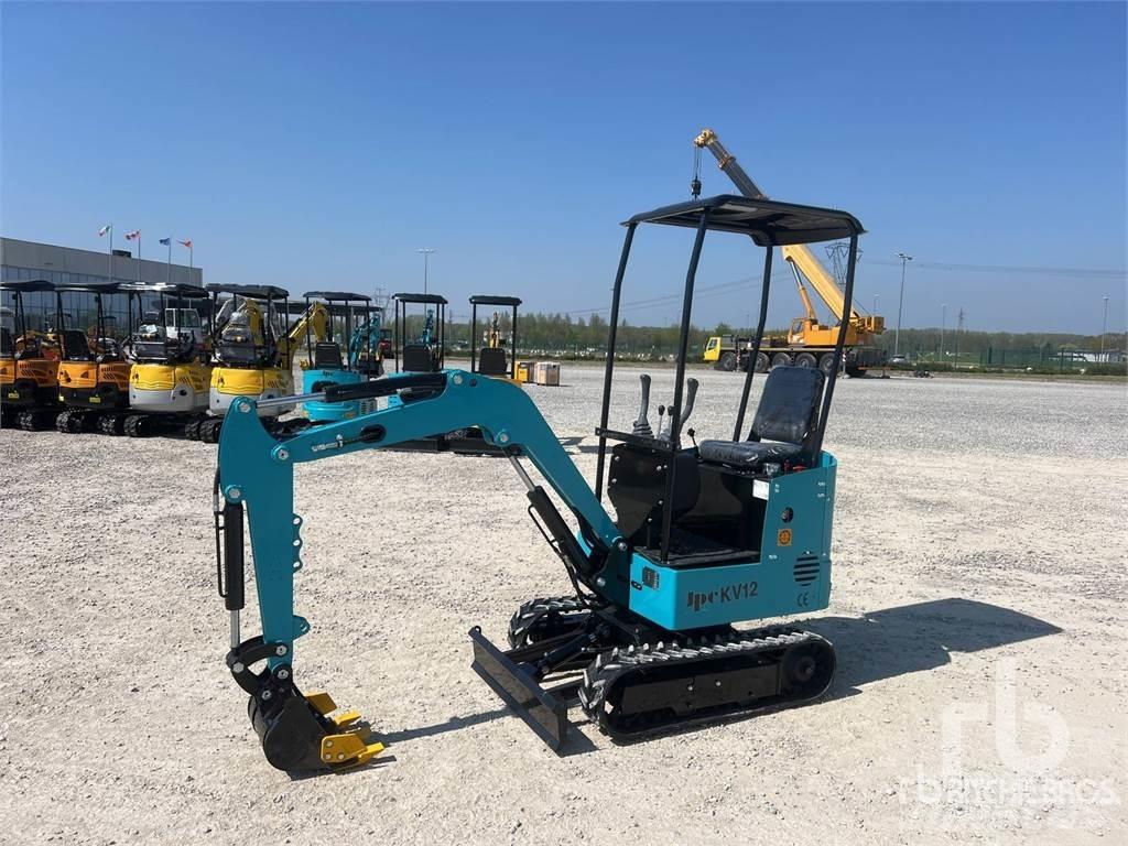 JPC KV12 Mini ekskavatörler, 7 tona dek