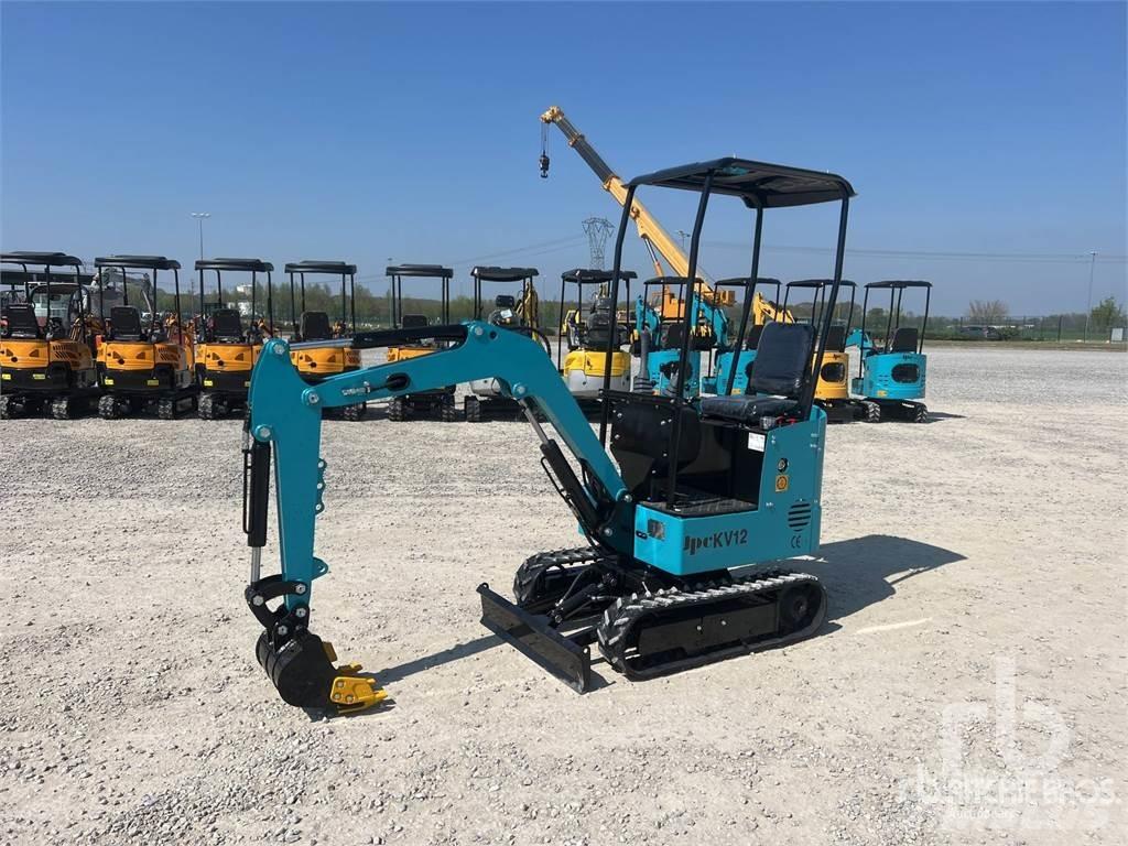 JPC KV12 Mini ekskavatörler, 7 tona dek
