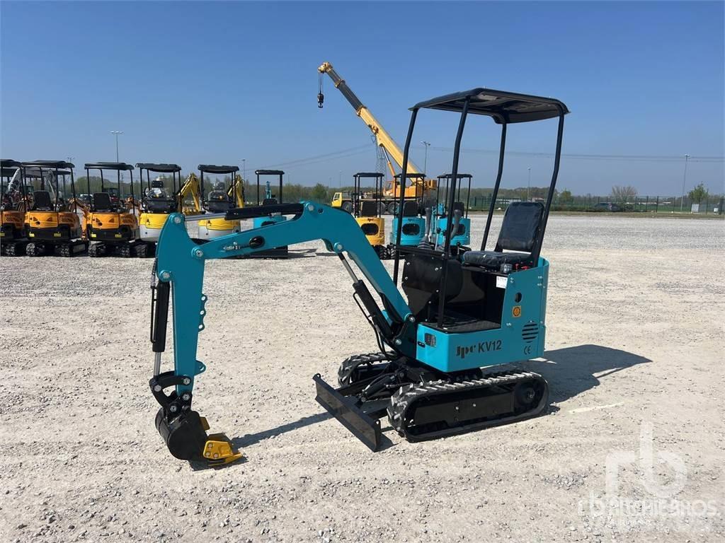JPC KV12 Mini ekskavatörler, 7 tona dek