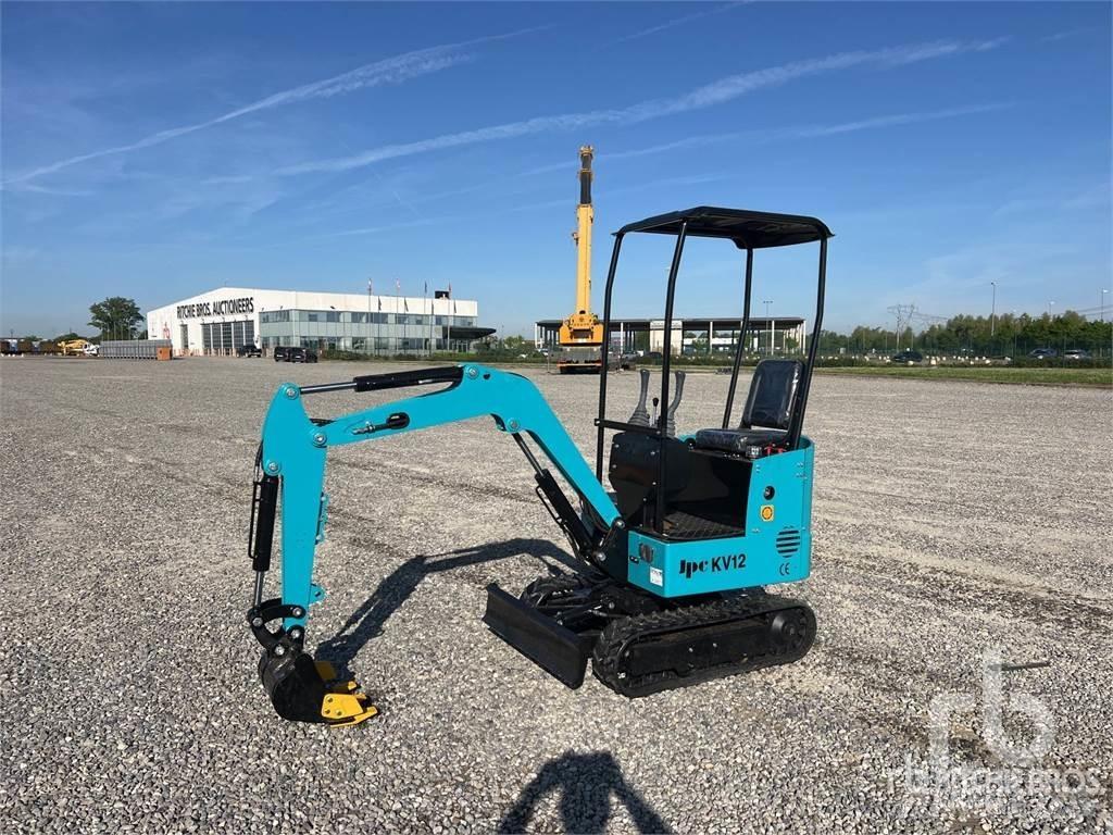 JPC KV12 Mini ekskavatörler, 7 tona dek