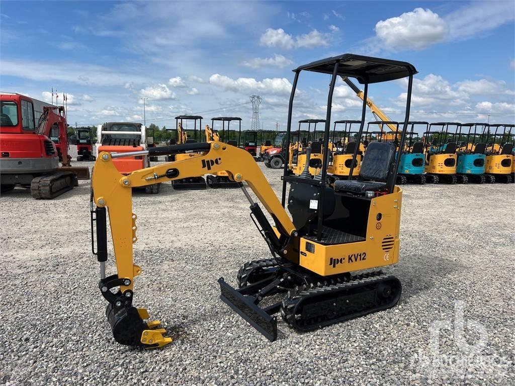 JPC KV12 Mini ekskavatörler, 7 tona dek
