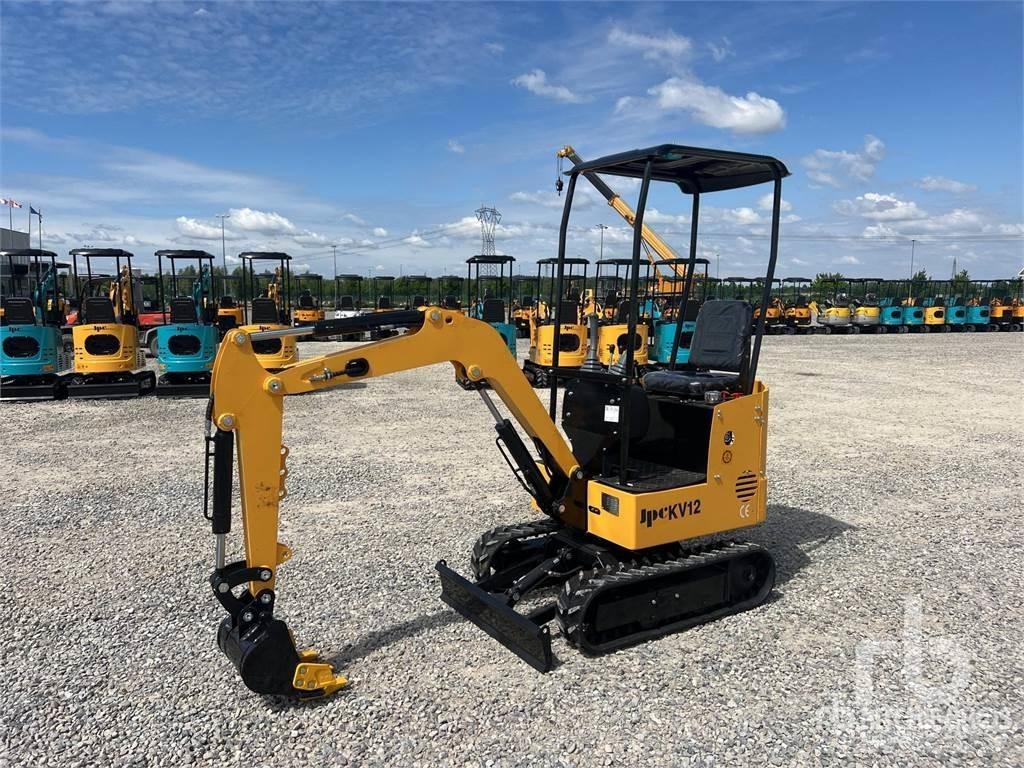 JPC KV12 Mini ekskavatörler, 7 tona dek