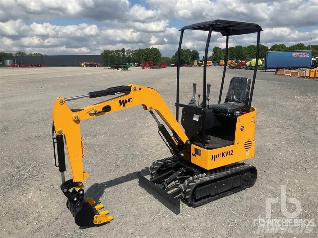JPC KV12 Mini ekskavatörler, 7 tona dek