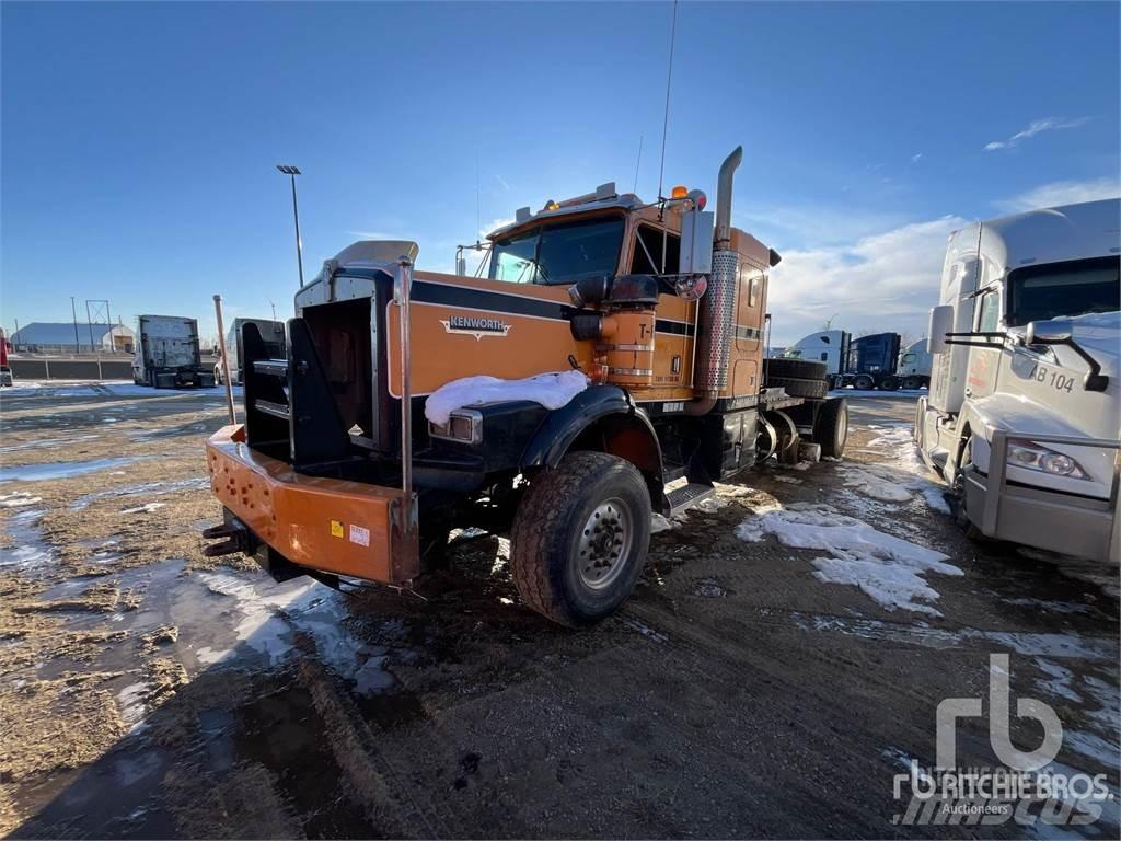 Kenworth C500 Düz Platformlu Oto Çekiciler/vinçli kamyonlar