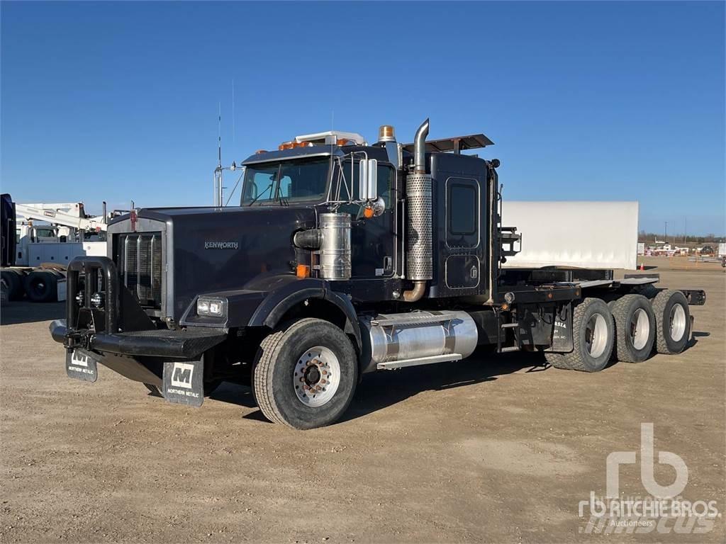 Kenworth C500 Düz Platformlu Oto Çekiciler/vinçli kamyonlar