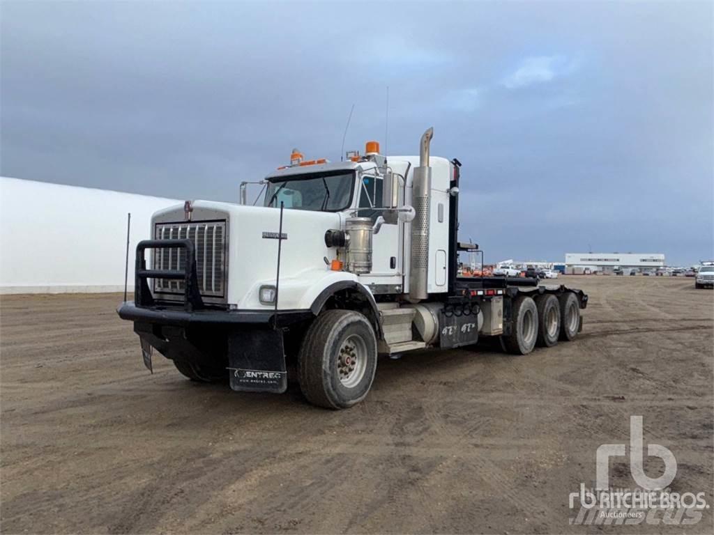 Kenworth C500 Düz Platformlu Oto Çekiciler/vinçli kamyonlar