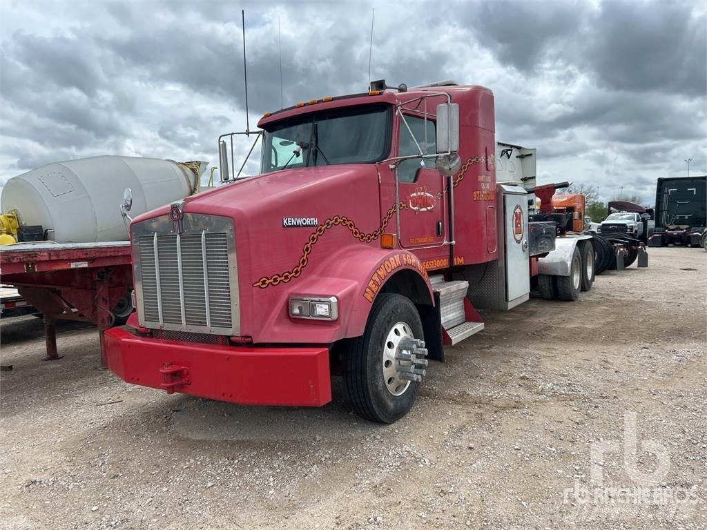 Kenworth T800 Düz Platformlu Oto Çekiciler/vinçli kamyonlar