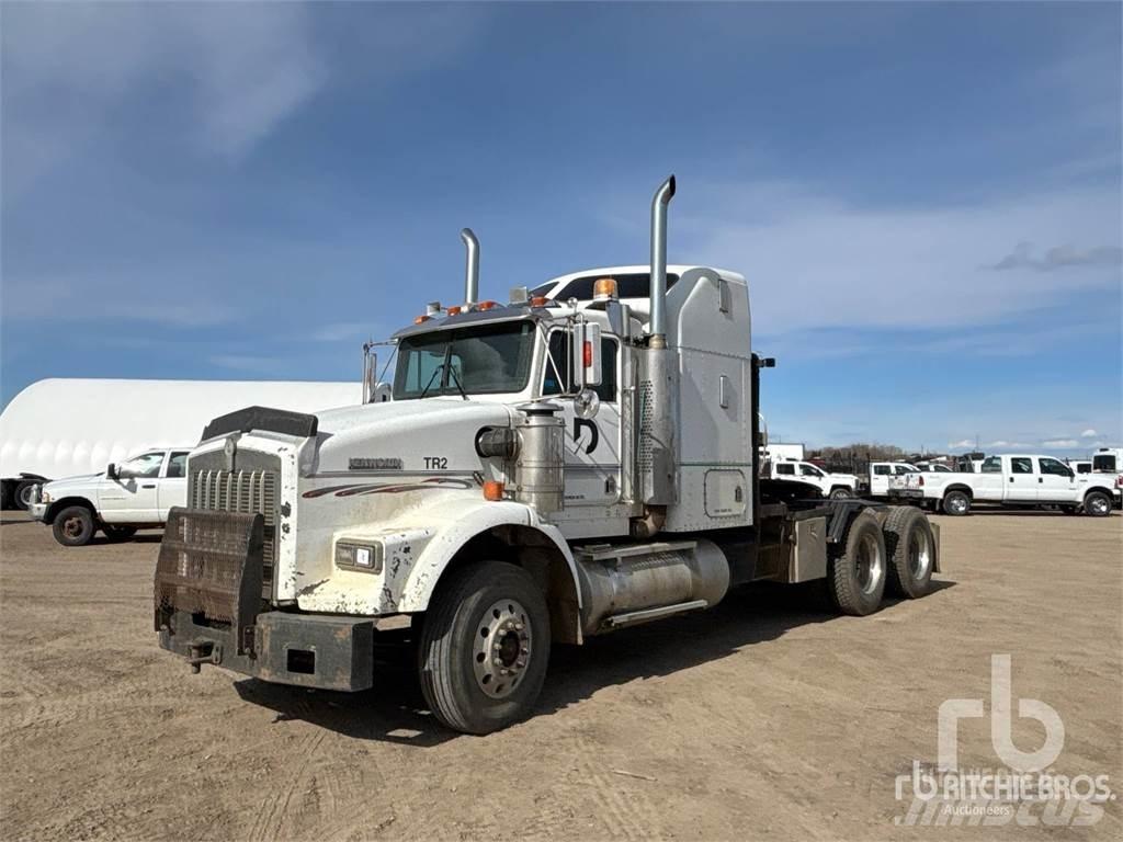 Kenworth T800 Düz Platformlu Oto Çekiciler/vinçli kamyonlar