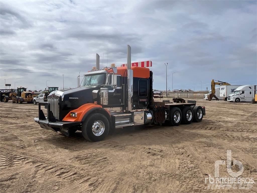 Kenworth T800 Düz Platformlu Oto Çekiciler/vinçli kamyonlar