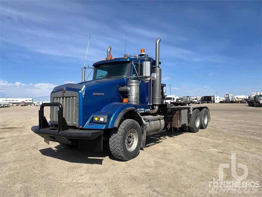 Kenworth T800 Düz Platformlu Oto Çekiciler/vinçli kamyonlar