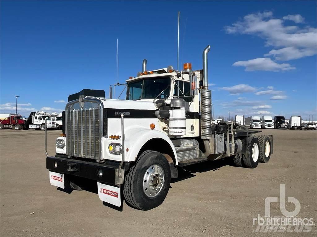 Kenworth W900 Düz Platformlu Oto Çekiciler/vinçli kamyonlar