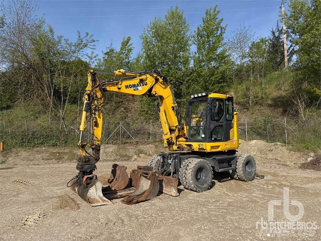 Komatsu PW118MR Lastik tekerli ekskavatörler