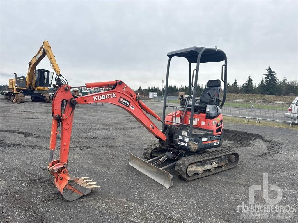Kubota U17VR1 Mini ekskavatörler, 7 tona dek