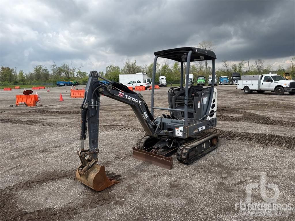 Terex TC16 Mini ekskavatörler, 7 tona dek