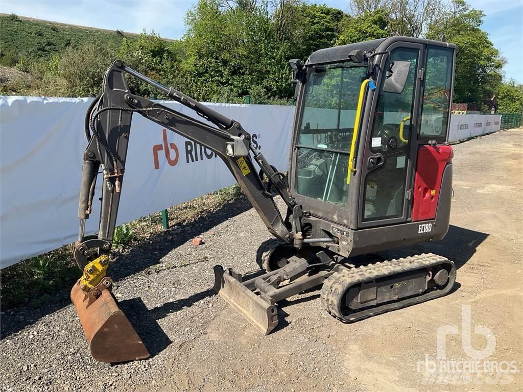Volvo EC18D Mini ekskavatörler, 7 tona dek