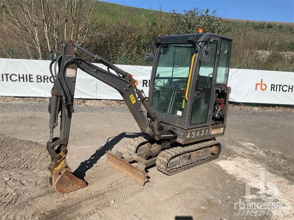 Volvo EC18E Mini ekskavatörler, 7 tona dek