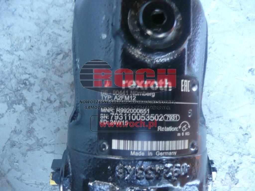 Rexroth A2FM12 Motorlar