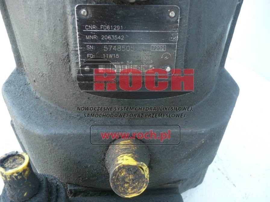 Rexroth F061291 2063542 Motorlar