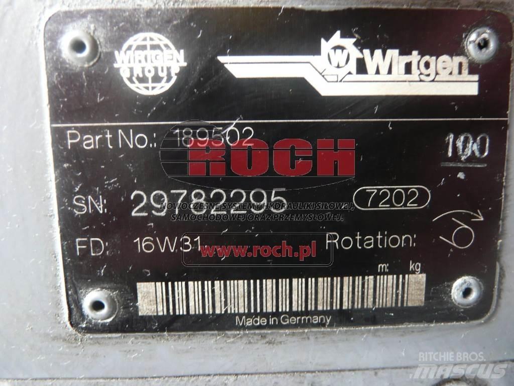 Wirtgen 189502 Hidrolik