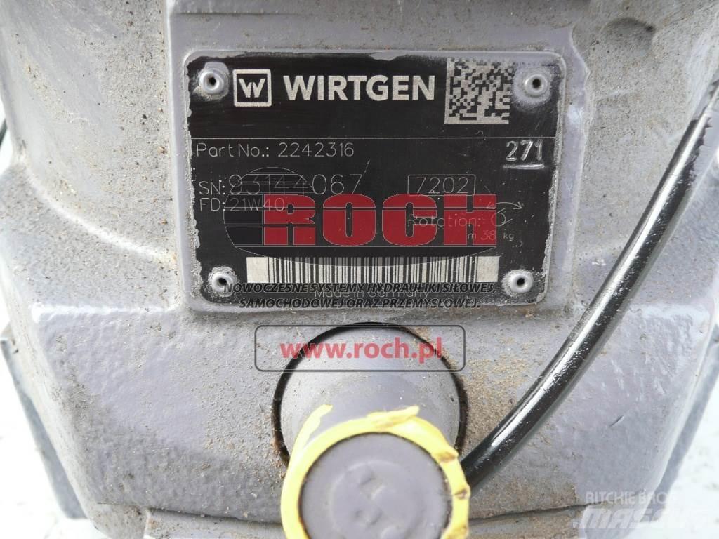 Wirtgen 2242316 Motorlar