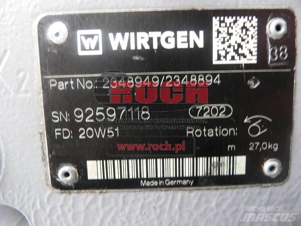 Wirtgen 2348949 / 2348894 Hidrolik