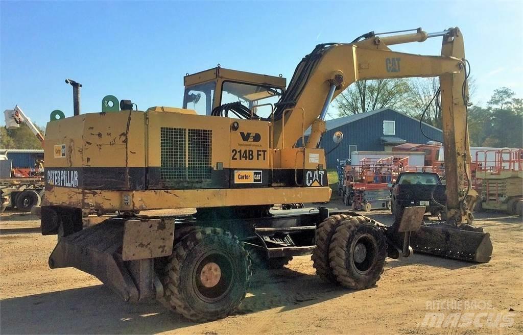 CAT 214B FT Lastik tekerli ekskavatörler