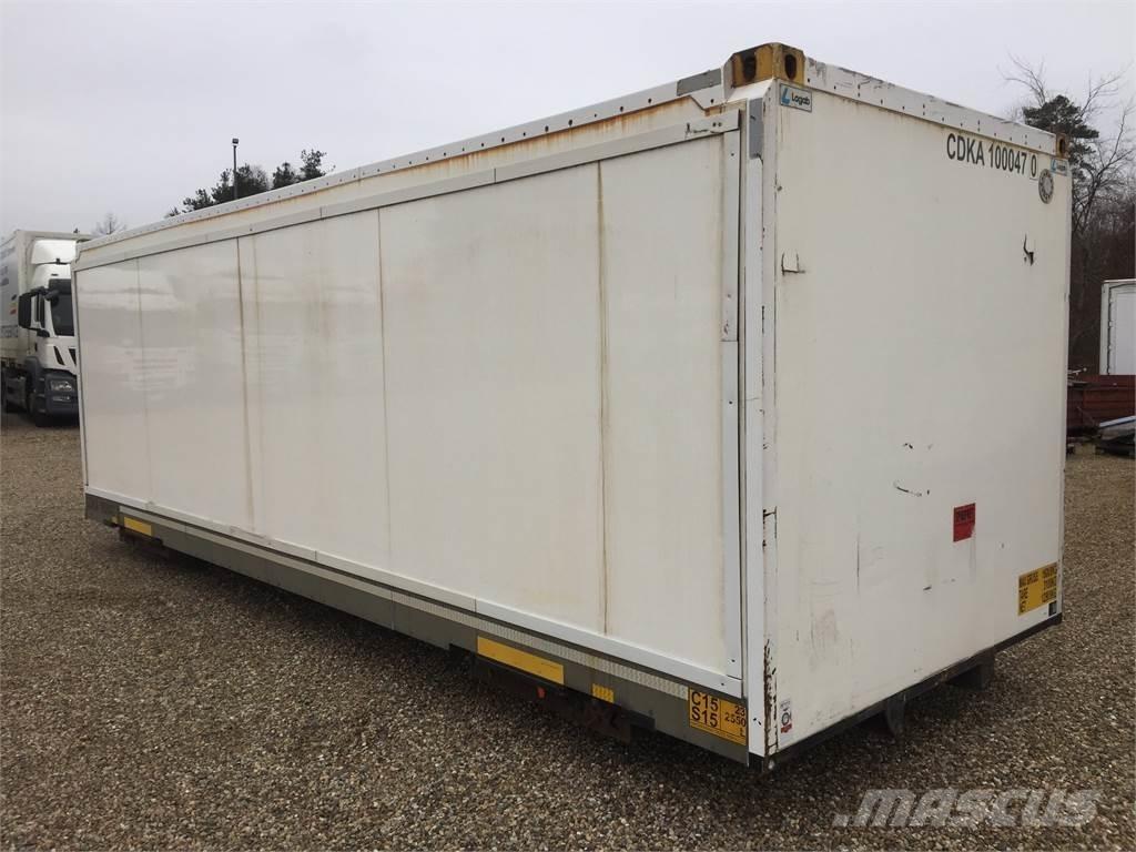  7450 mm med rulleport Kapali kasa yari römorklar