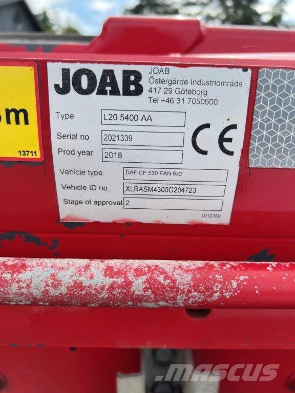 DAF CF 530 6x2*4 FAN Vinçli kamyonlar