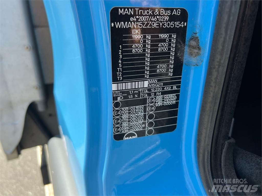 MAN TGL 12-220 BL Kayar tenteli kamyonlar