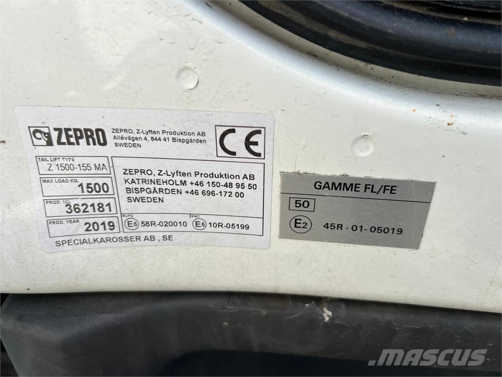 Volvo FL 250 16 ton Kapali kasa kamyonlar