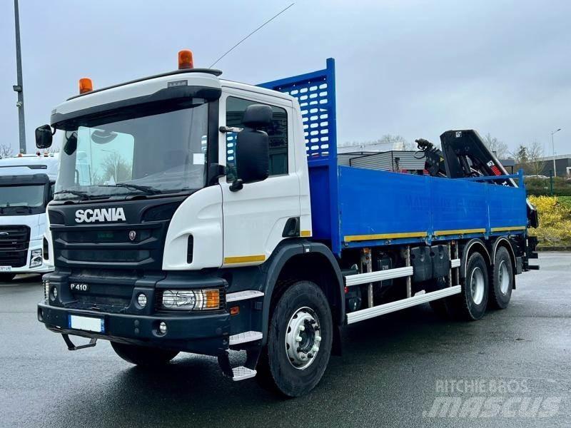 Scania P 410 Araç üzeri vinçler