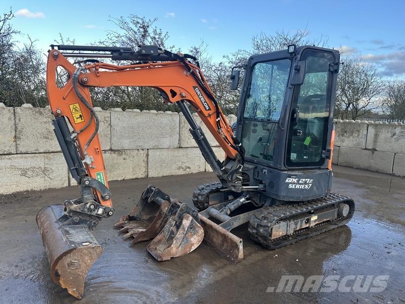 Doosan DX27 Paletli ekskavatörler