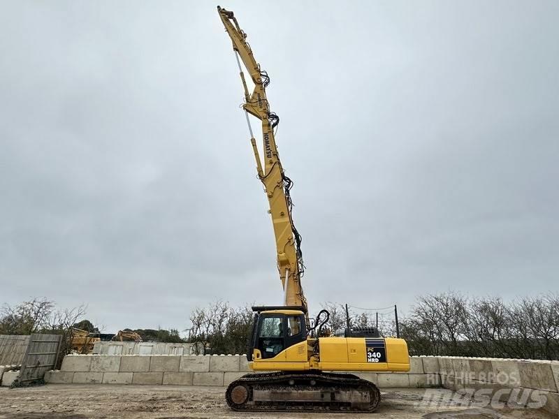 Komatsu PC340 HRD-7 Yıkım ekskavatörleri