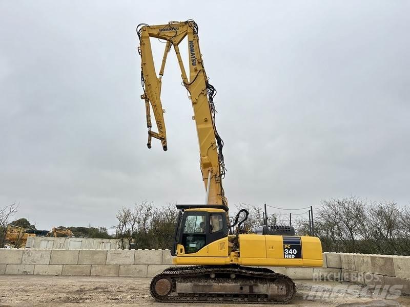 Komatsu PC340 HRD-7 Yıkım ekskavatörleri